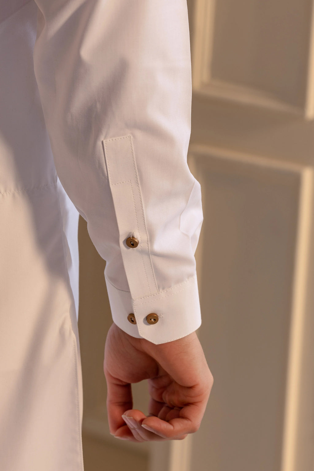 Stitched Double Pocket Boski Kurta Trouser With Contrast Metal Buttons for Men - Off White | Black | Bottle Green