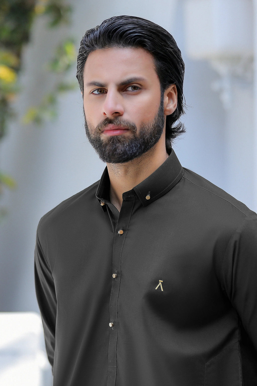 Stitched Signature Logo Shalwar Kameez for Men